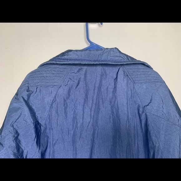 ❄️ Nouvelle Vague Joola vintage, blue puffy windbreaker jacket - Picture 11 of 12